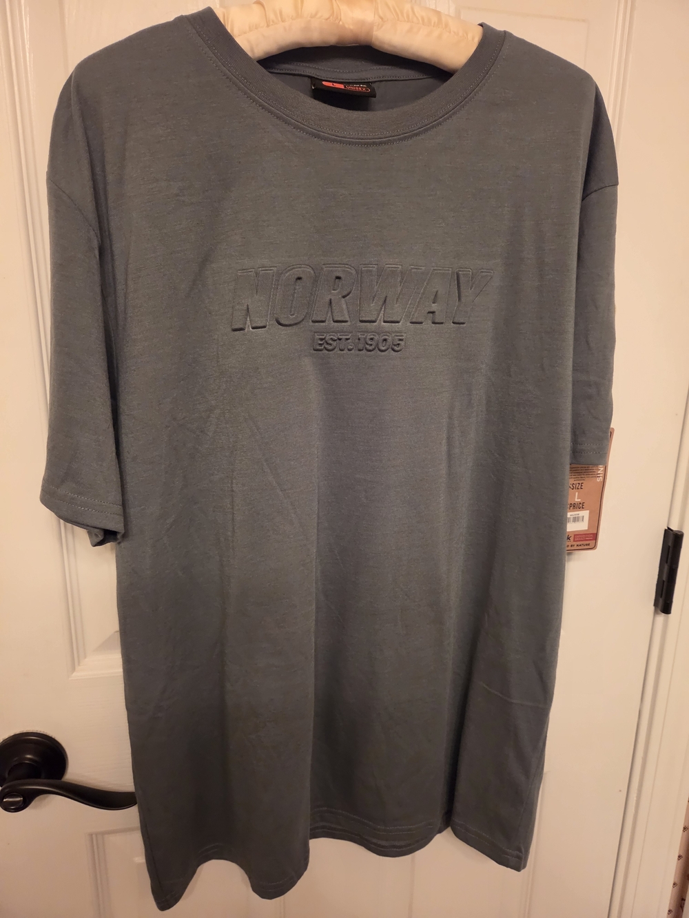 New ROCK EXPEDITION Olive Green Embossed Logo Men's T-Shirt